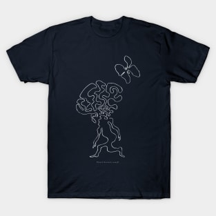 A Beautiful Mind - White Oneliner T-Shirt